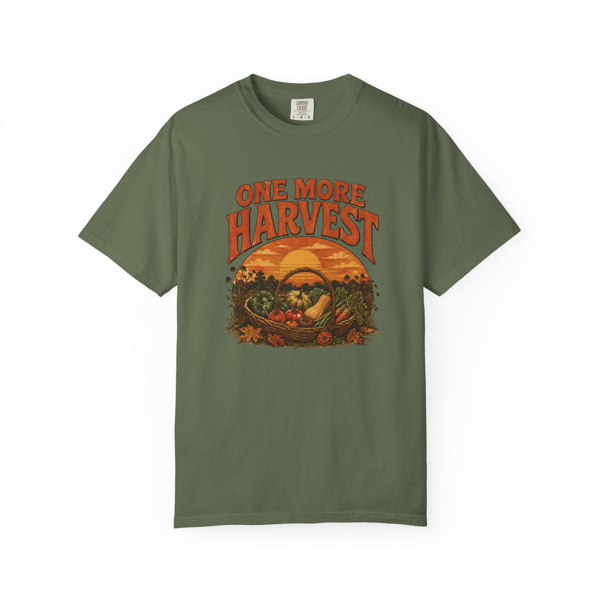 One More Harvest T-Shirt — Vintage Fall Farm Sunset Tee