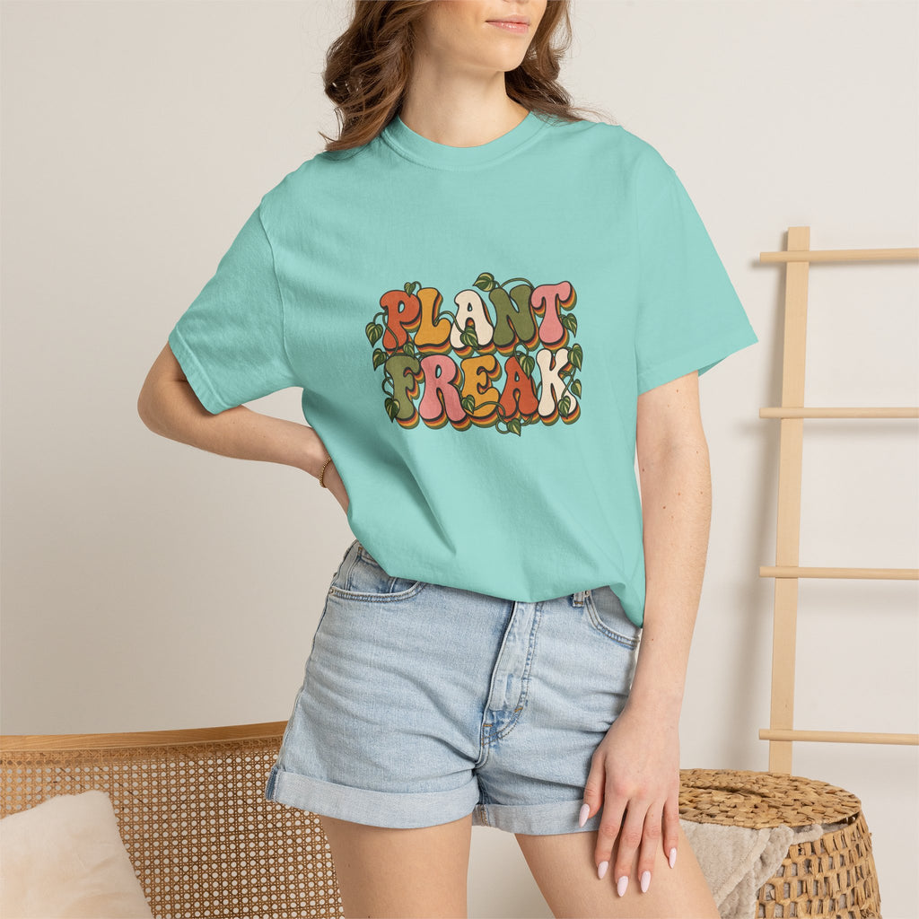 Plant Freak T-Shirt — Retro Groovy Botanical Tee for Plant Lovers