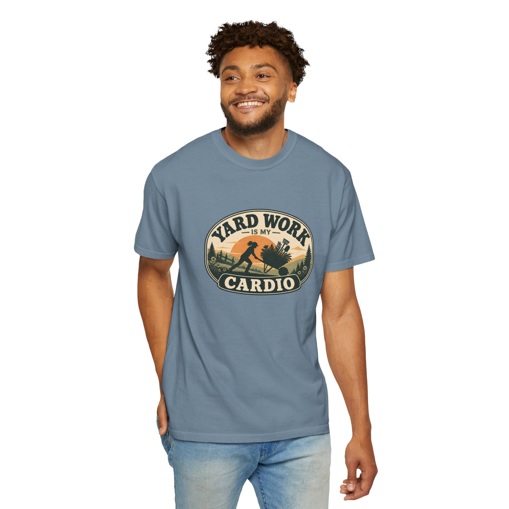 Lawn Care Is My Cardio T-Shirt — Vintage Yard Tee