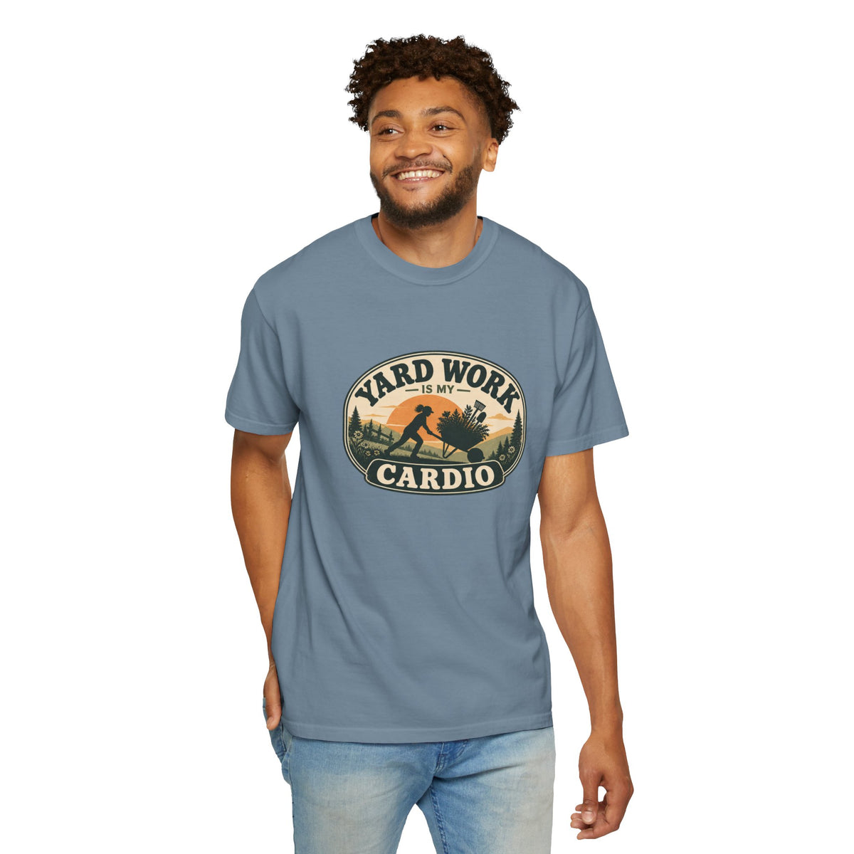 Lawn Care Is My Cardio T-Shirt — Vintage Yard Tee