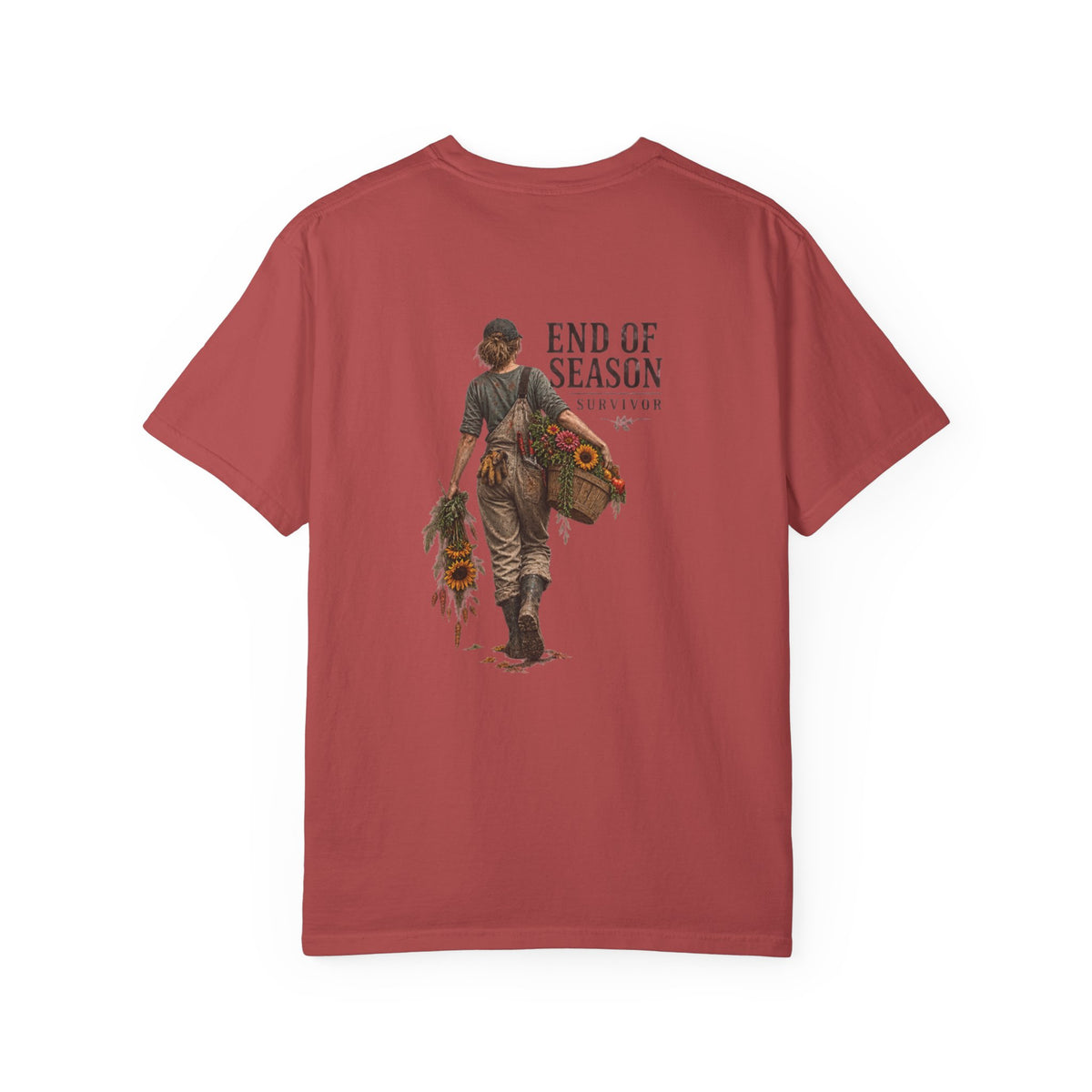 End of Season Floral Tee — Sunflower Farmer Graphic T-Shirt