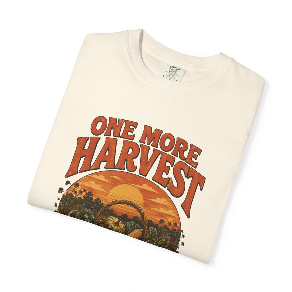 One More Harvest T-Shirt — Vintage Fall Farm Sunset Tee