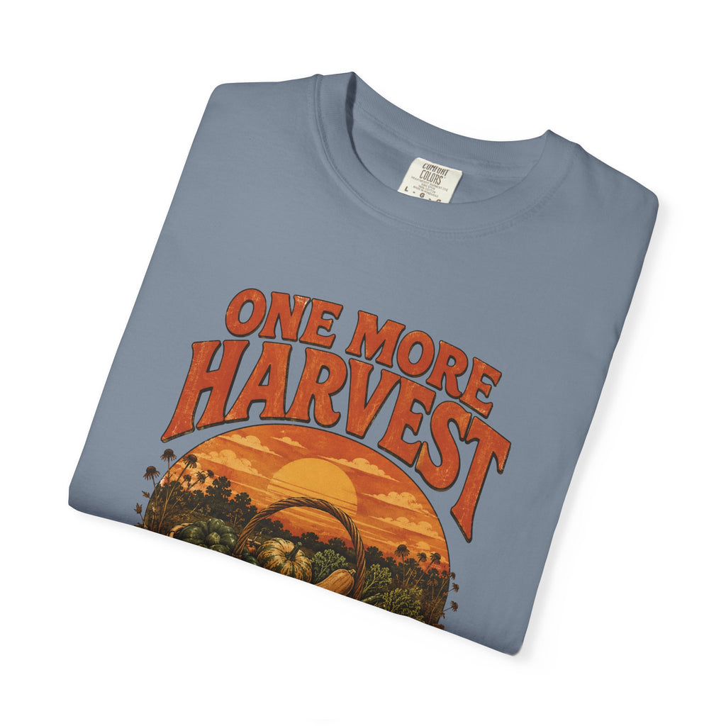One More Harvest T-Shirt — Vintage Fall Farm Sunset Tee
