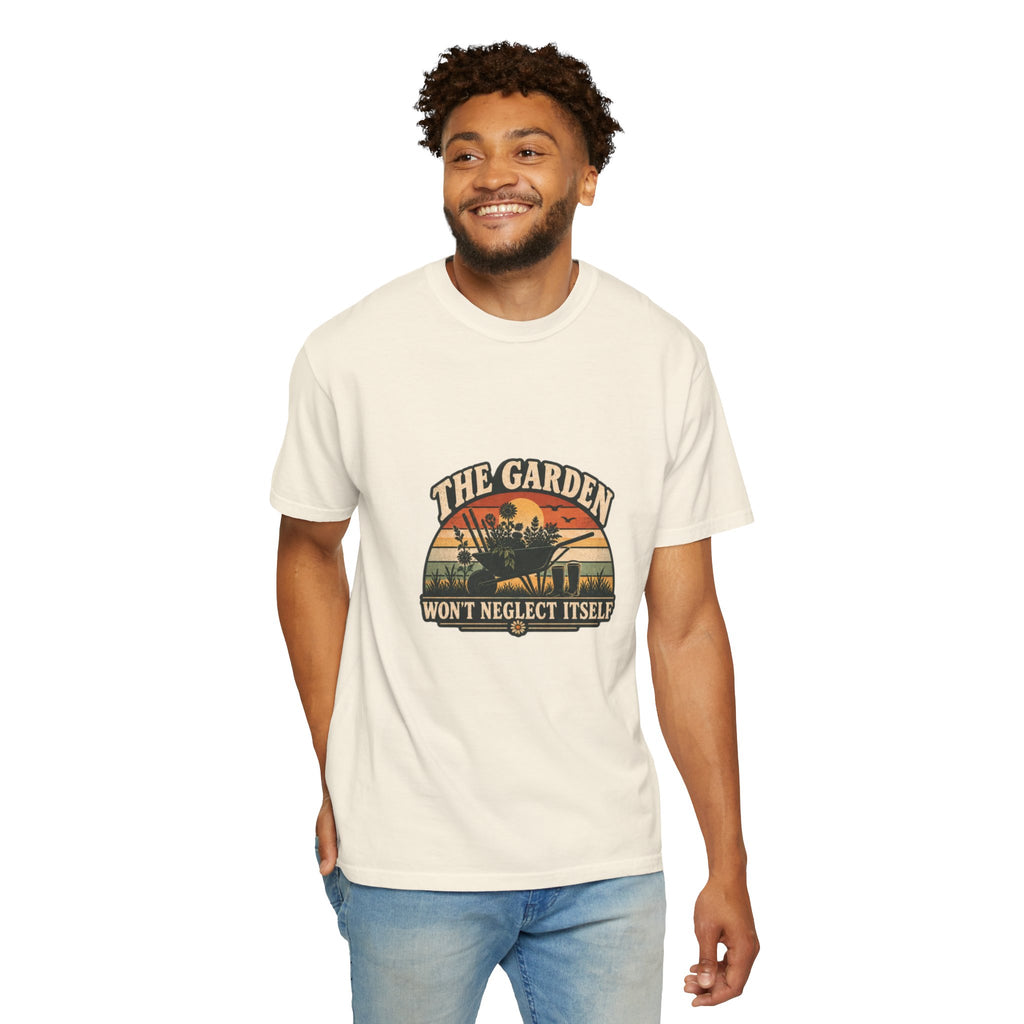 The Garden Won't Neglect Itself (Sunset Edition) T-Shirt