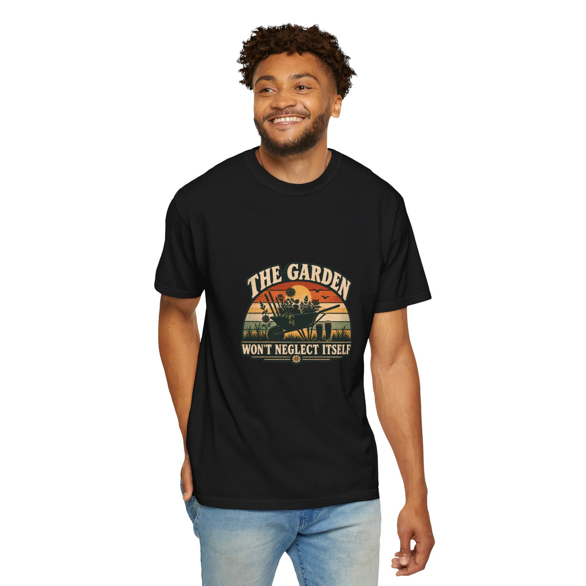 The Garden Won't Neglect Itself (Sunset Edition) T-Shirt