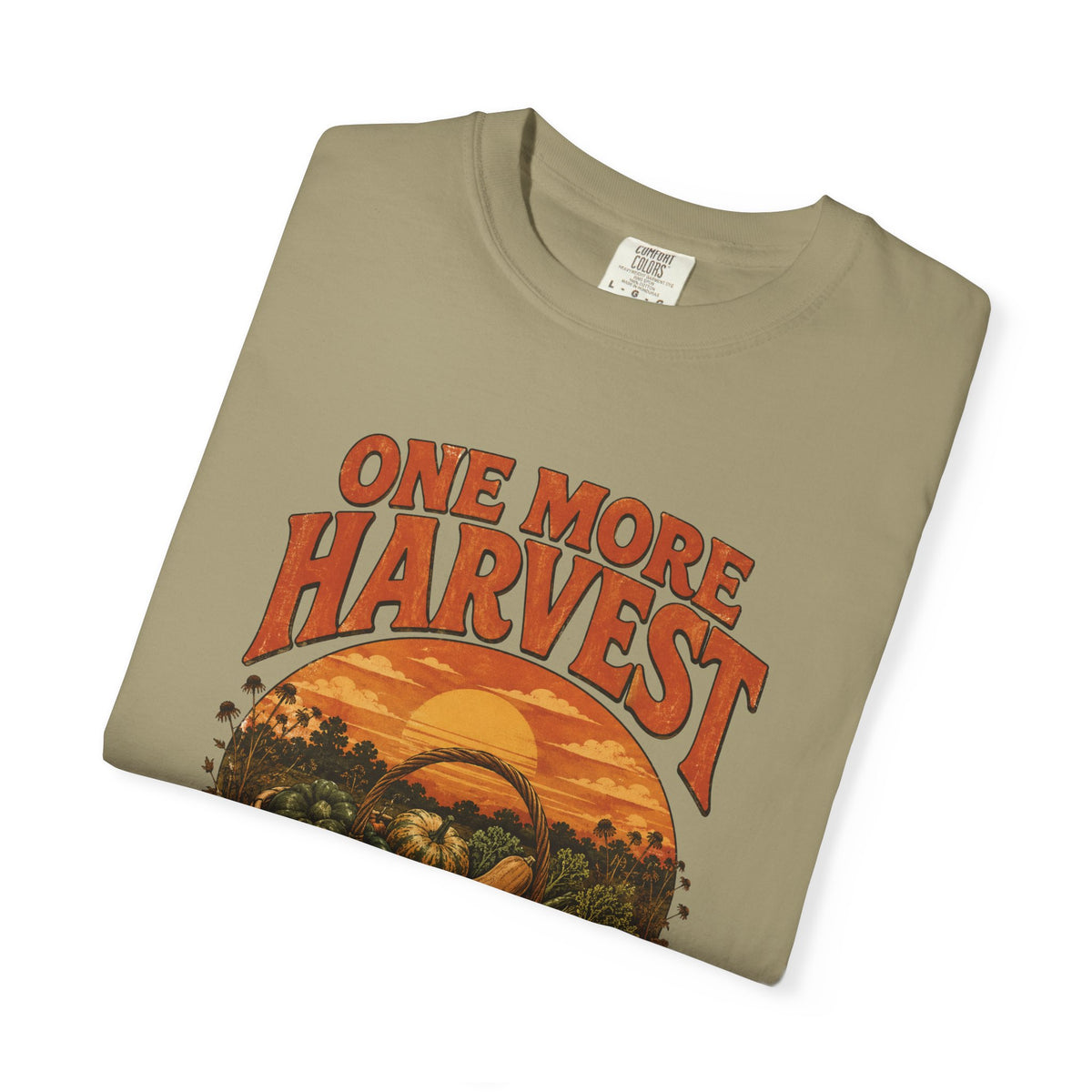 One More Harvest T-Shirt — Vintage Fall Farm Sunset Tee