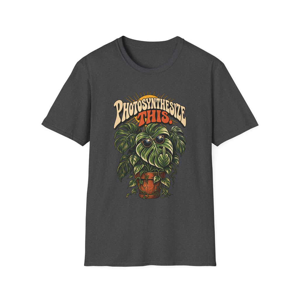 Photosynthesize This Plant T-Shirt — Retro Monstera Graphic Tee