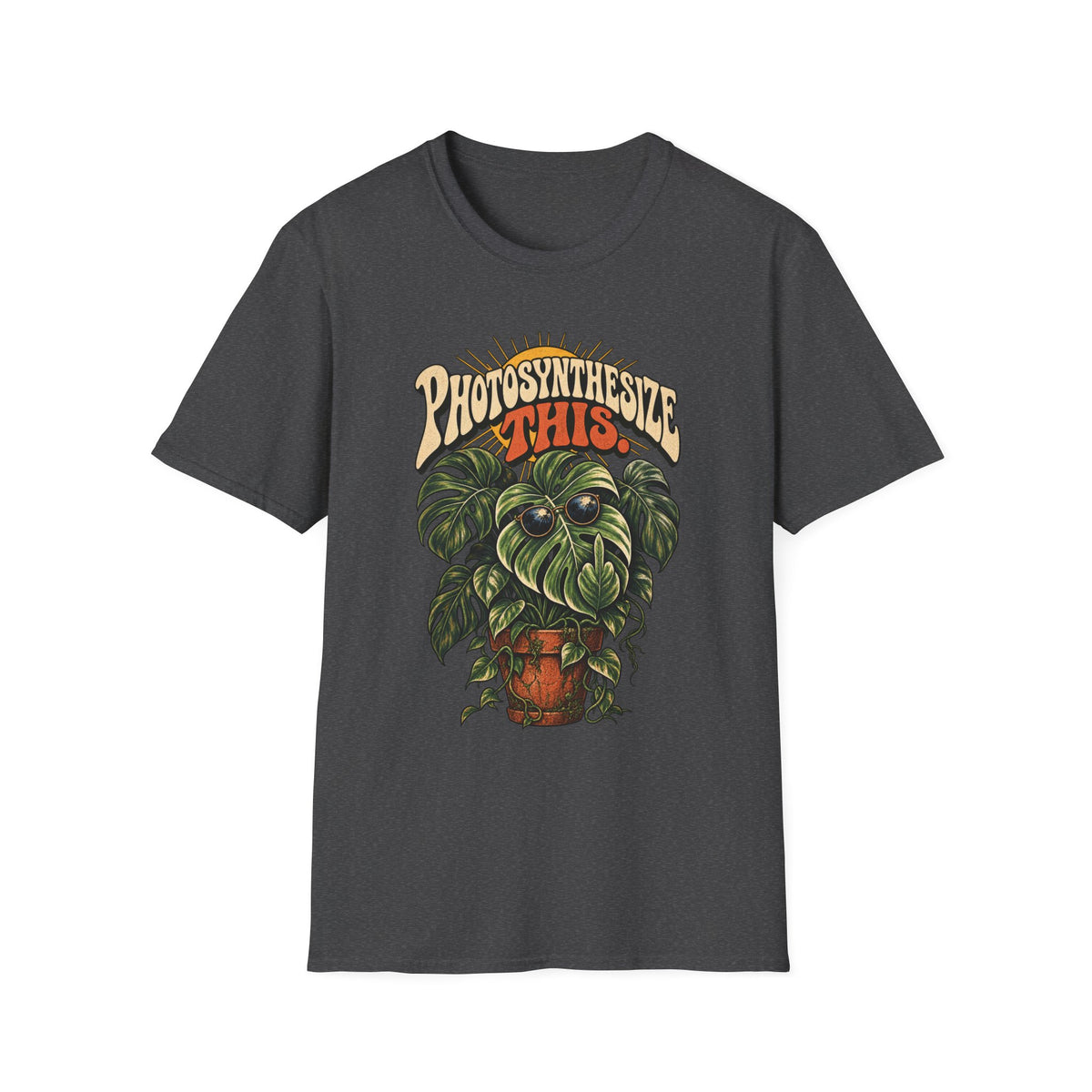 Photosynthesize This Plant T-Shirt — Retro Monstera Graphic Tee