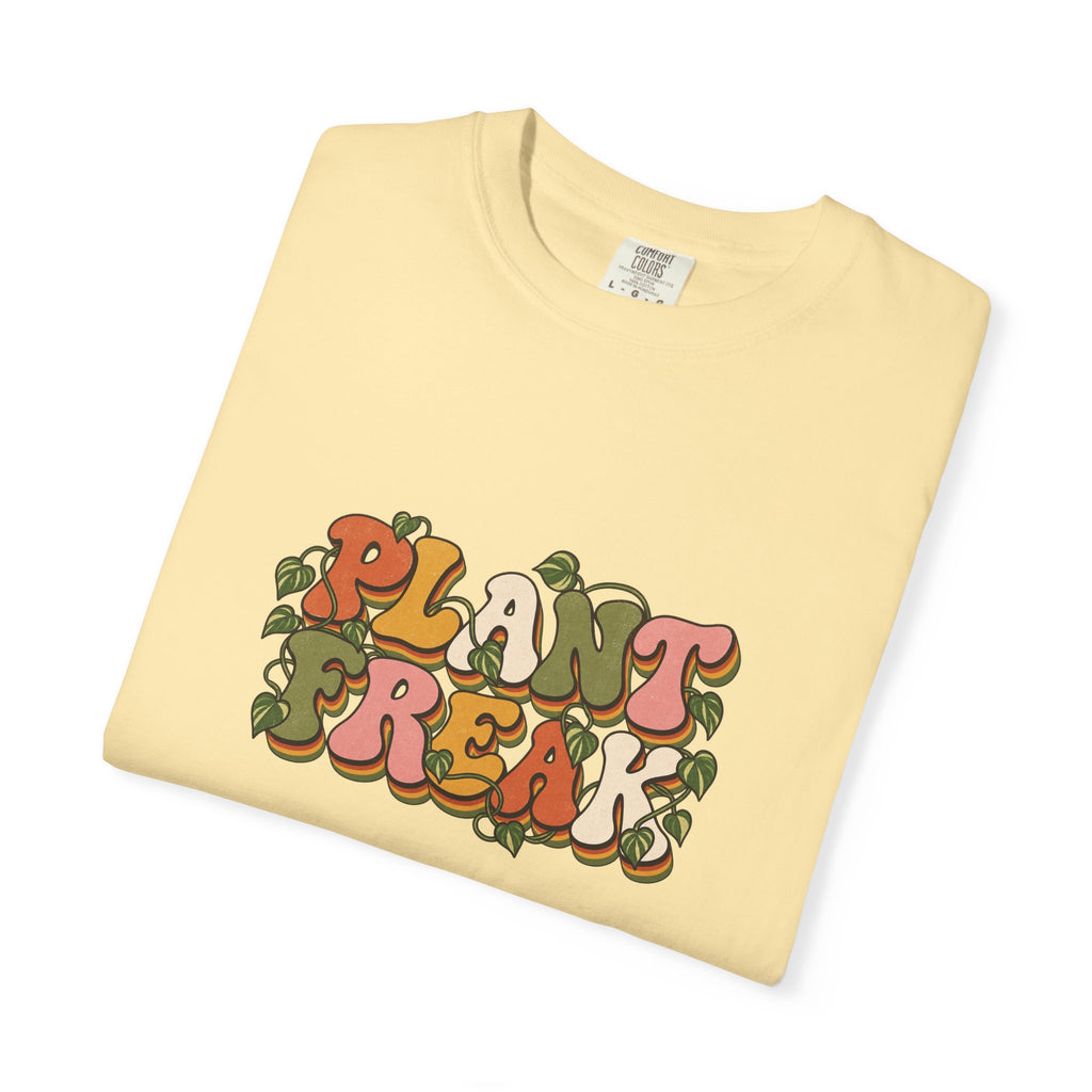 Plant Freak T-Shirt — Retro Groovy Botanical Tee for Plant Lovers