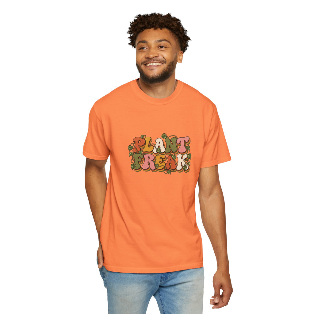 Plant Freak T-Shirt — Retro Groovy Botanical Tee for Plant Lovers