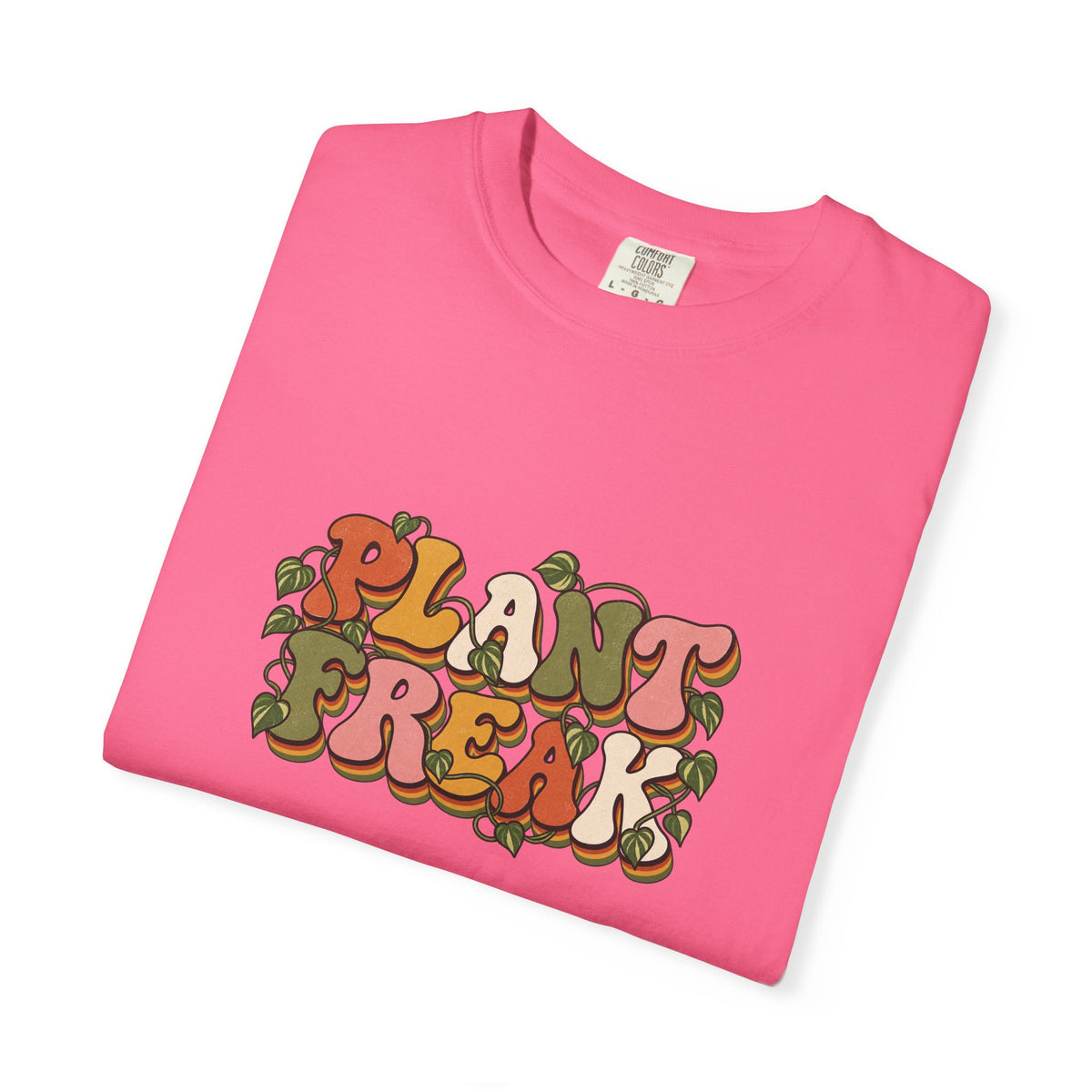 Plant Freak T-Shirt — Retro Groovy Botanical Tee for Plant Lovers