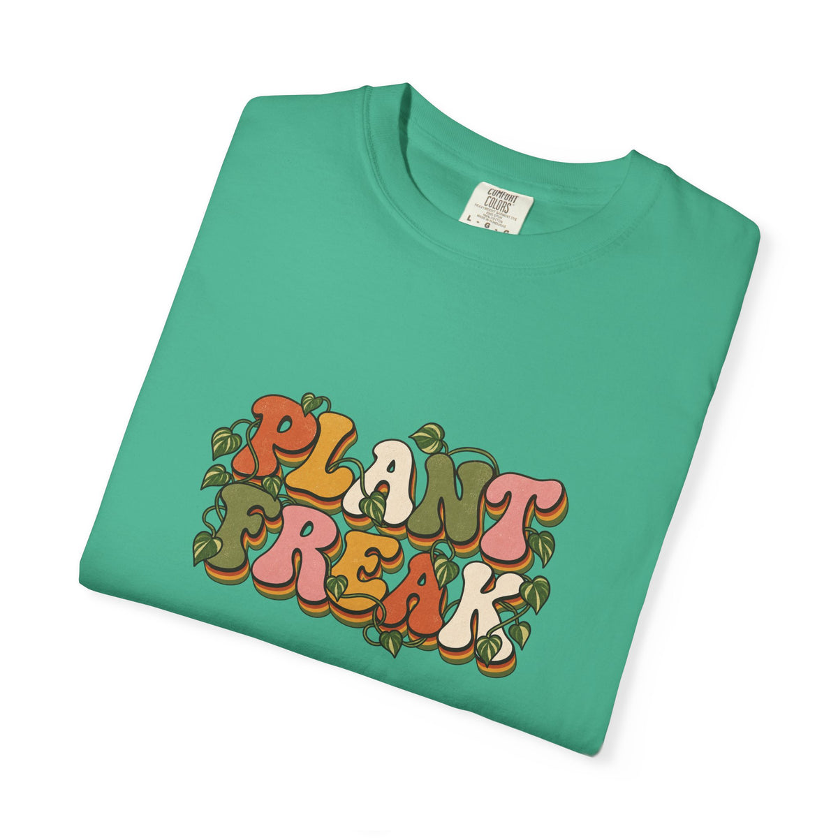 Plant Freak T-Shirt — Retro Groovy Botanical Tee for Plant Lovers