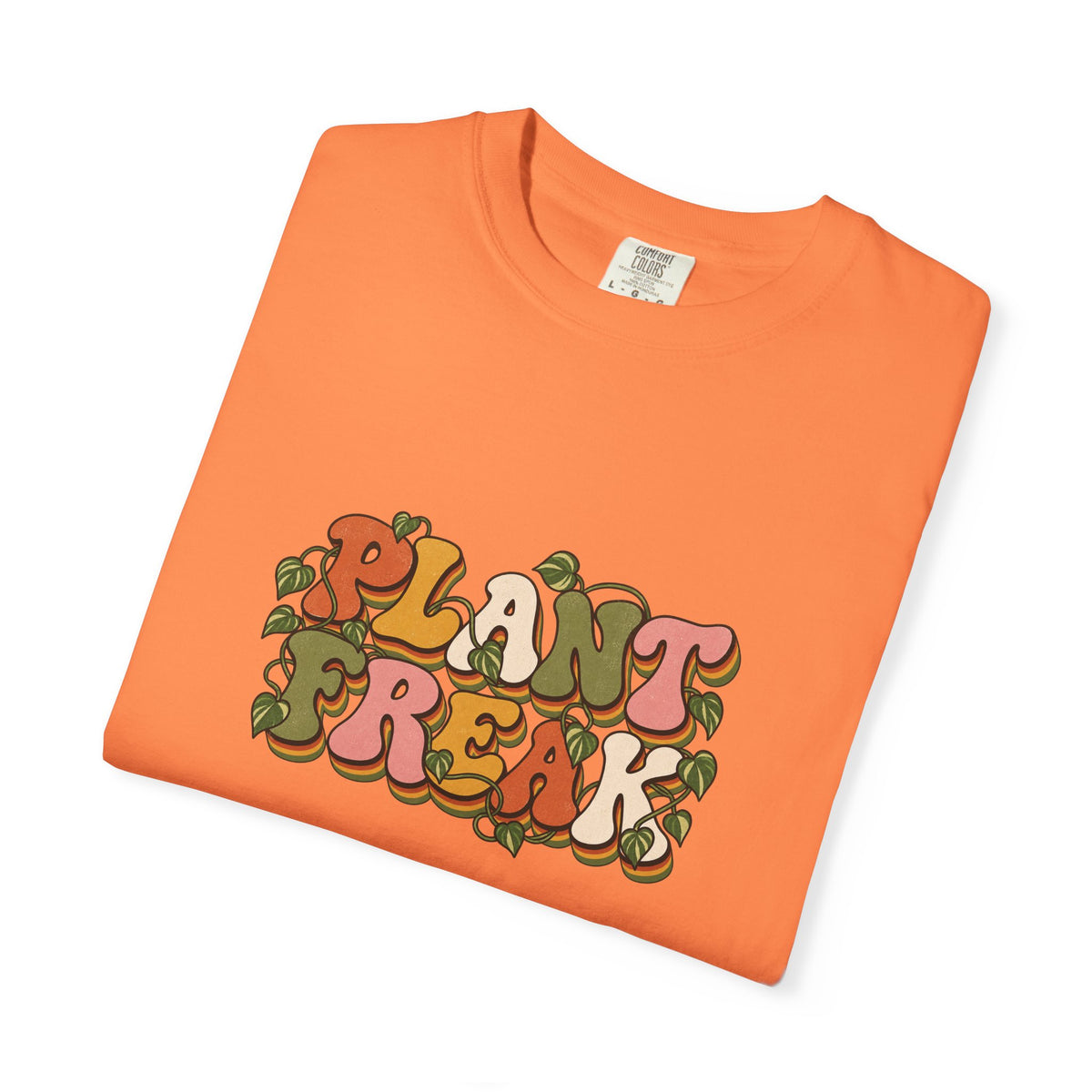 Plant Freak T-Shirt — Retro Groovy Botanical Tee for Plant Lovers