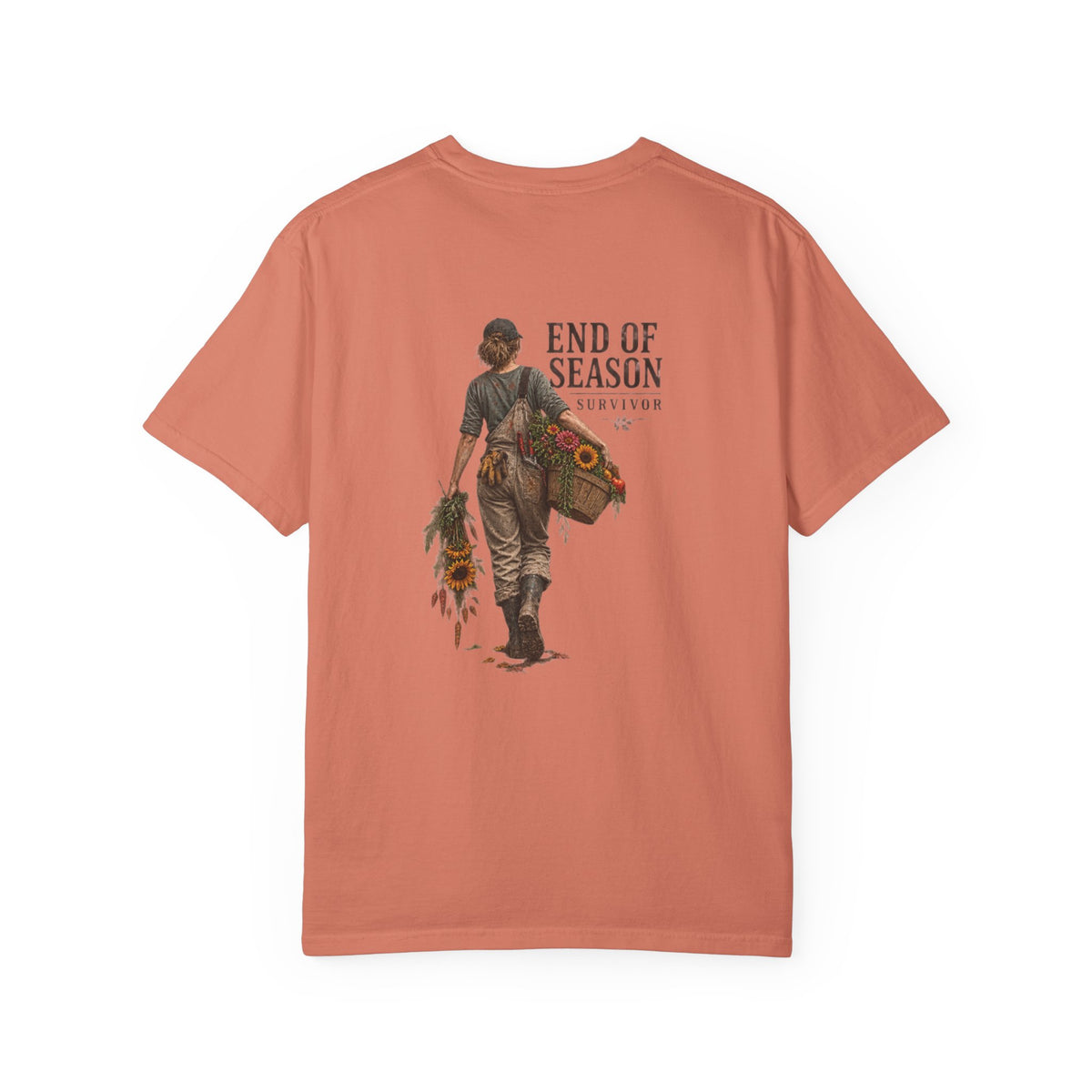 End of Season Floral Tee — Sunflower Farmer Graphic T-Shirt