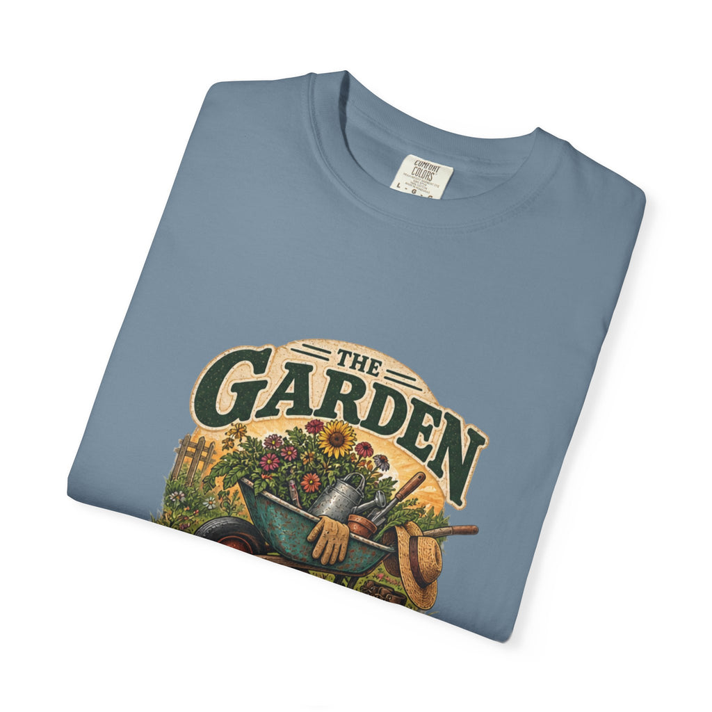 Garden T-Shirt — "The Garden Won’t Neglect Itself" Vintage Gardening Tee