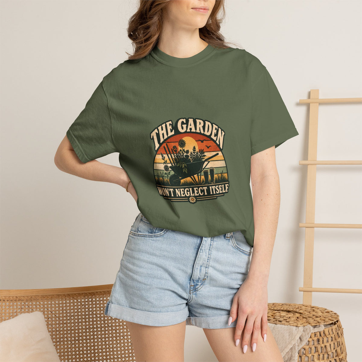 The Garden Won't Neglect Itself (Sunset Edition) T-Shirt