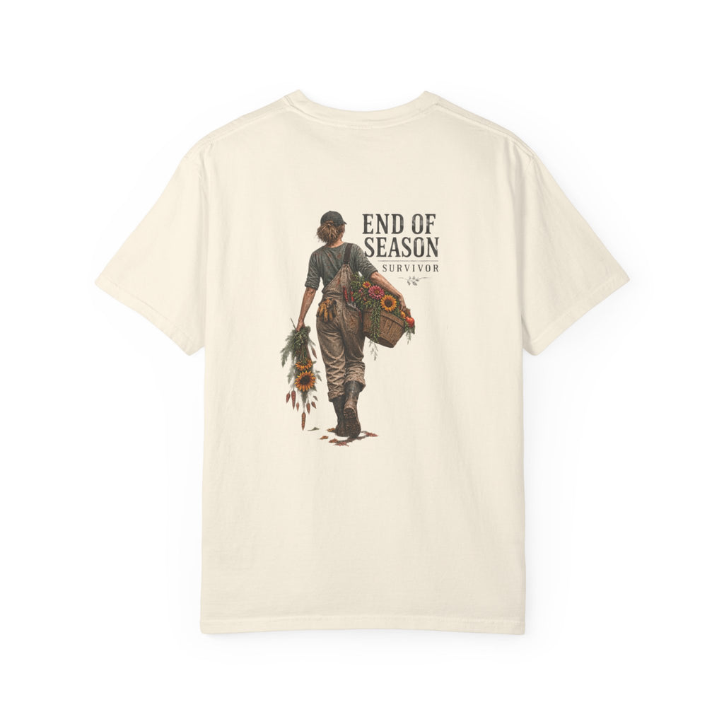 End of Season Floral Tee — Sunflower Farmer Graphic T-Shirt