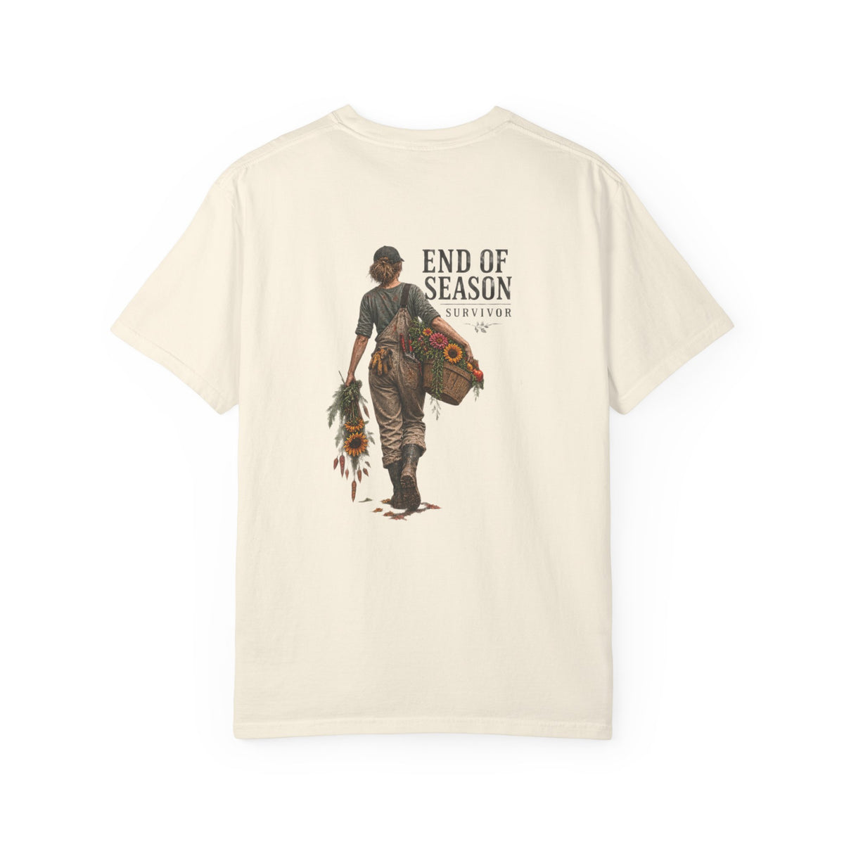 End of Season Floral Tee — Sunflower Farmer Graphic T-Shirt