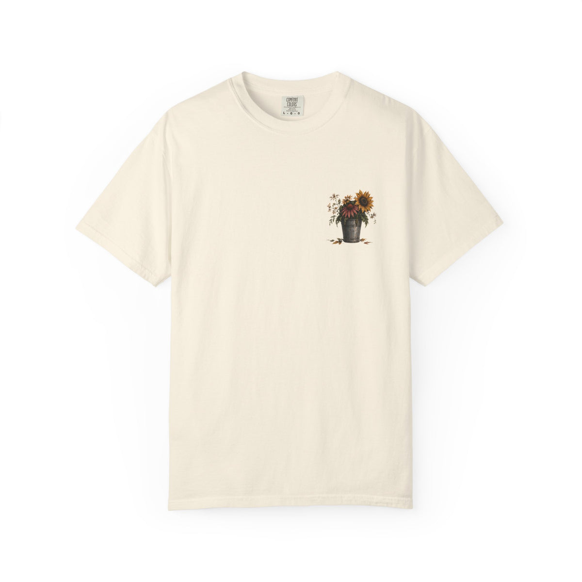 End of Season Floral Tee — Sunflower Farmer Graphic T-Shirt