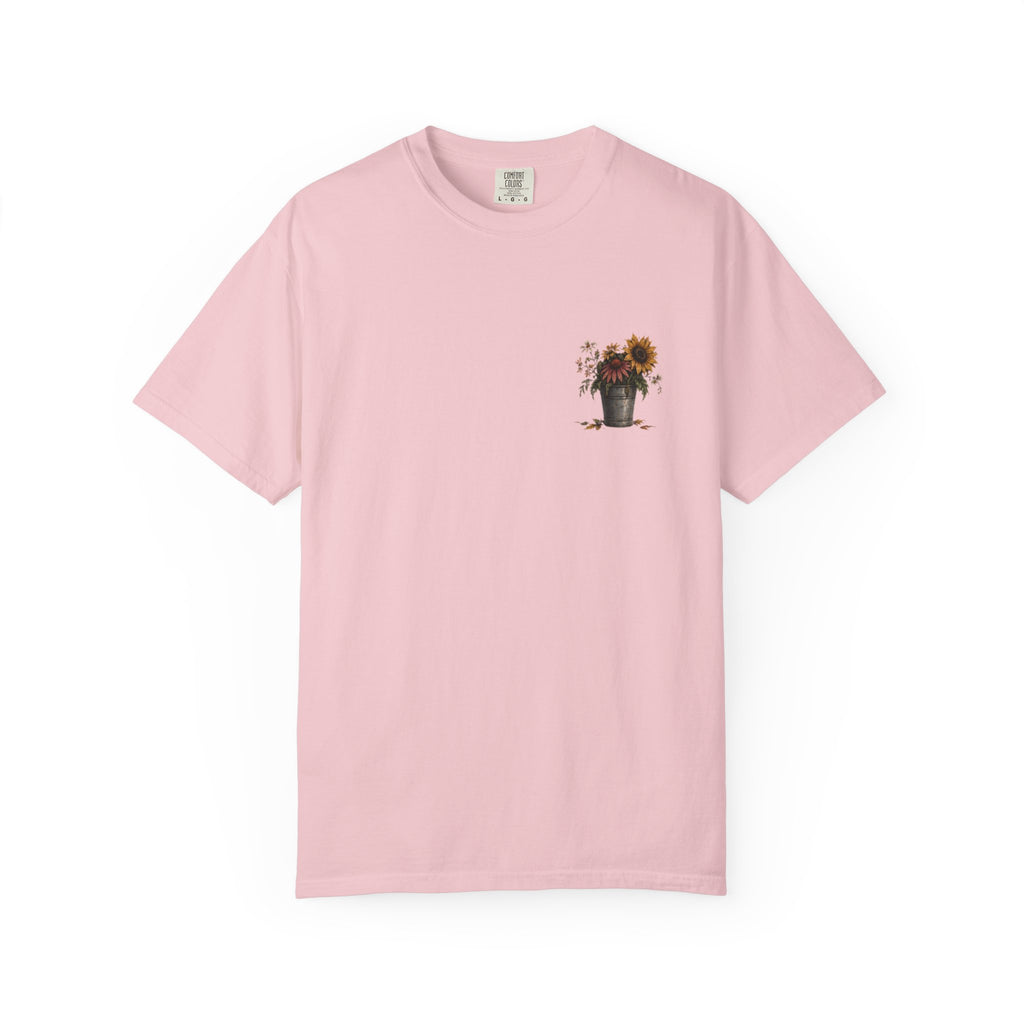 End of Season Floral Tee — Sunflower Farmer Graphic T-Shirt
