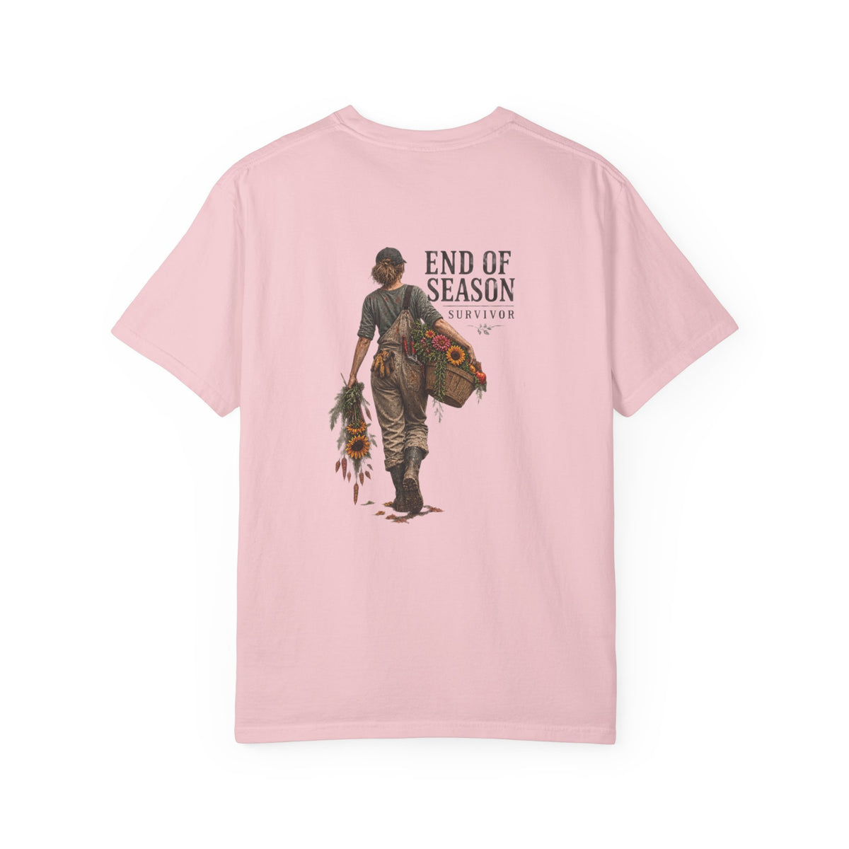 End of Season Floral Tee — Sunflower Farmer Graphic T-Shirt