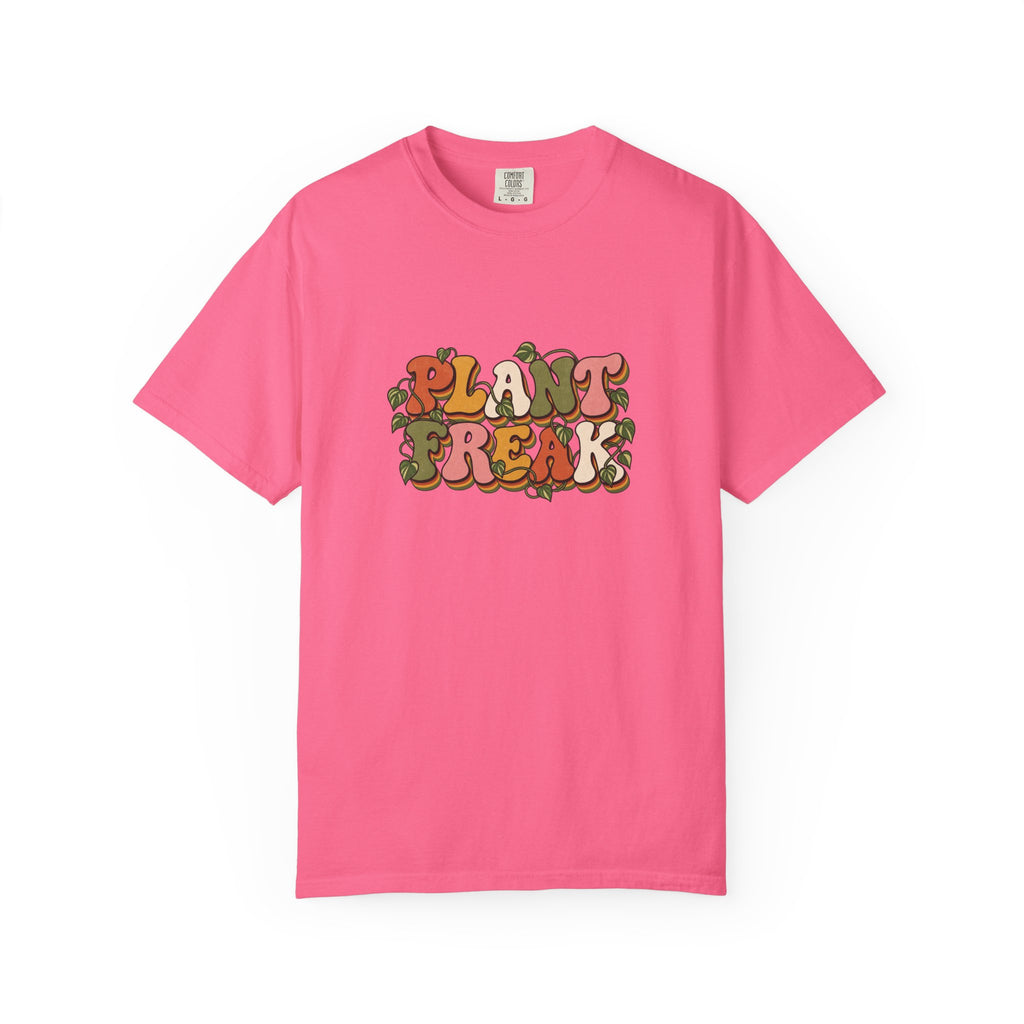 Plant Freak T-Shirt — Retro Groovy Botanical Tee for Plant Lovers