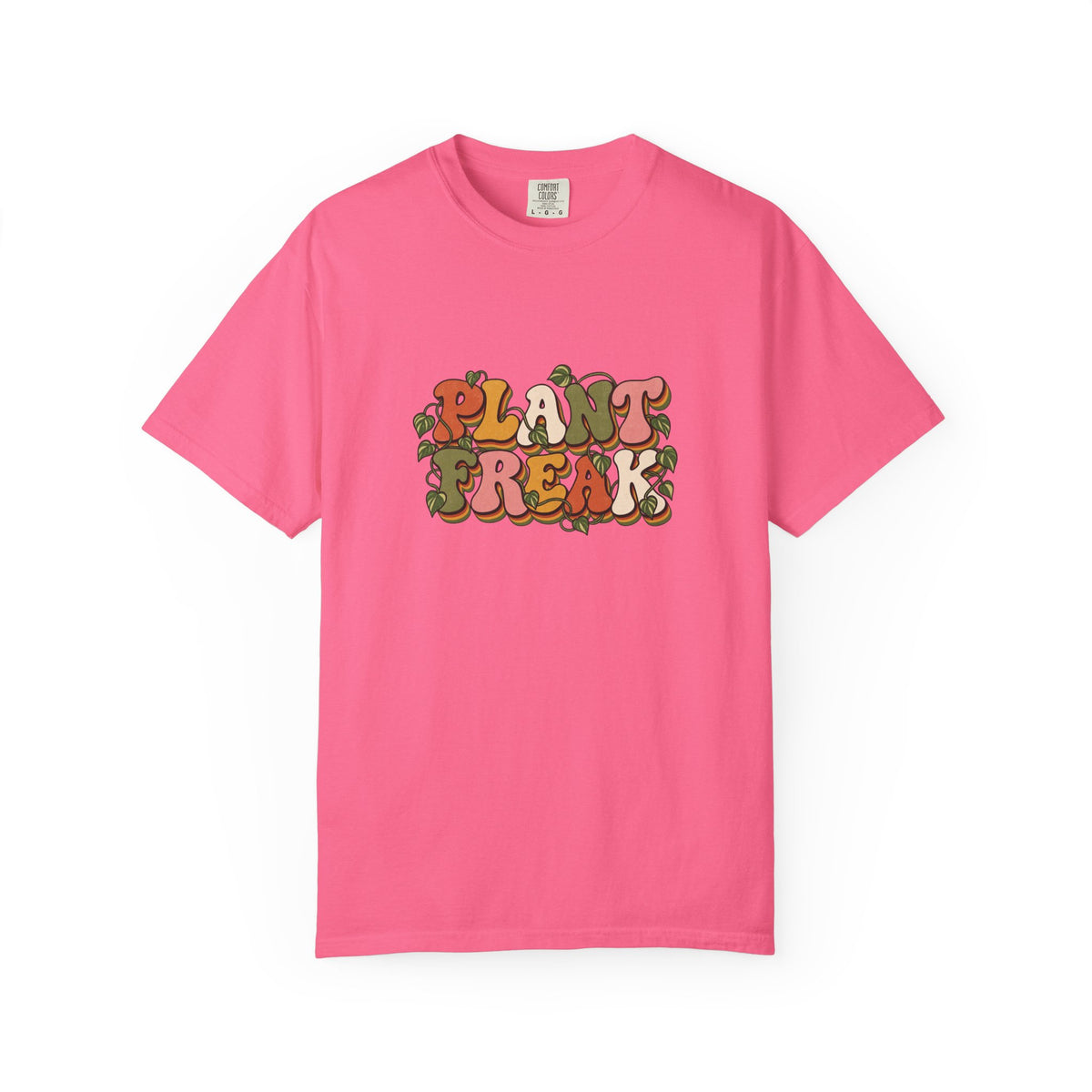 Plant Freak T-Shirt — Retro Groovy Botanical Tee for Plant Lovers